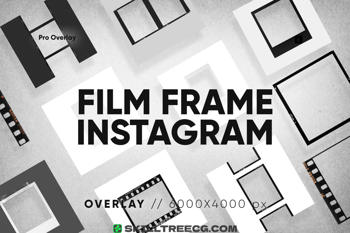 20 Film Frames Instagram Post（957628）-技能树
